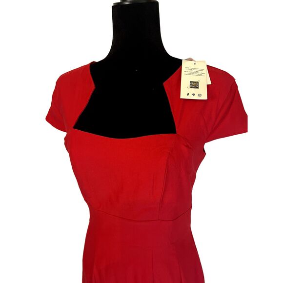 Grace Karin Womens 50s 60s Vintage Pencil Dress Bodycon Cap Sleeve Dress NTW Med - Picture 4 of 12